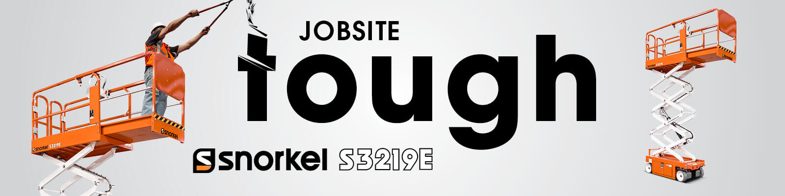 Jobsite Tough - Snorkel S3219E electric scissor lift