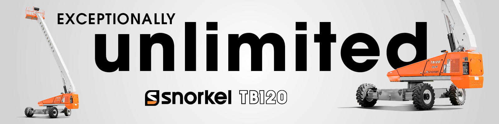 Exceptionally unlimited - Snorkel TB126J telescopic boom lift 