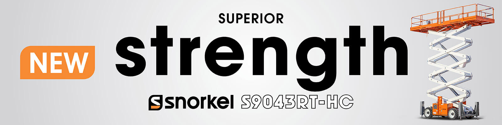 Superior Strength Snorkel S9043RT-HC rough terrain scissor lift