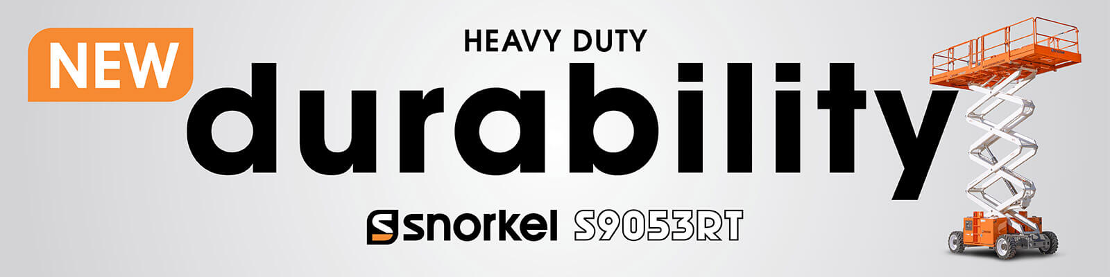 Heavy Duty Durability Snorkel S9053RT rough terrain scissor lift